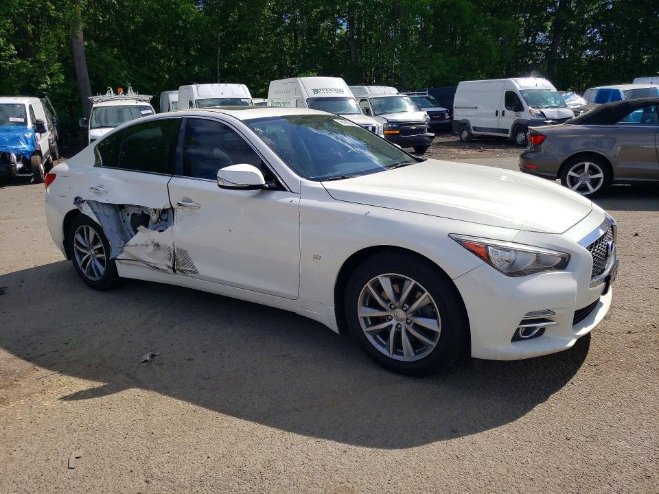2015 Infiniti Q50 VIN JN1BV7AR1FM412108 COPART salvage auction — SIDE, Ct - Cert Of Title-Salvage, sold $3,750 on 2026-07-09 (photo 4)
