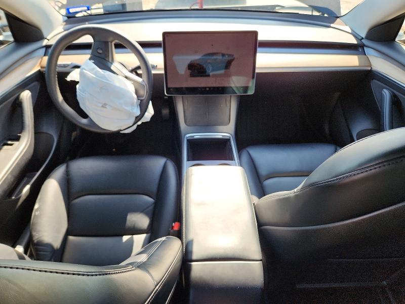 2022 Tesla Model 3 VIN 5YJ3E1EA2NF304509 COPART salvage auction — FRONT END, Tx - Salvage Vehicle Title, sold $7,300 on 2026-07-10 (photo 8)