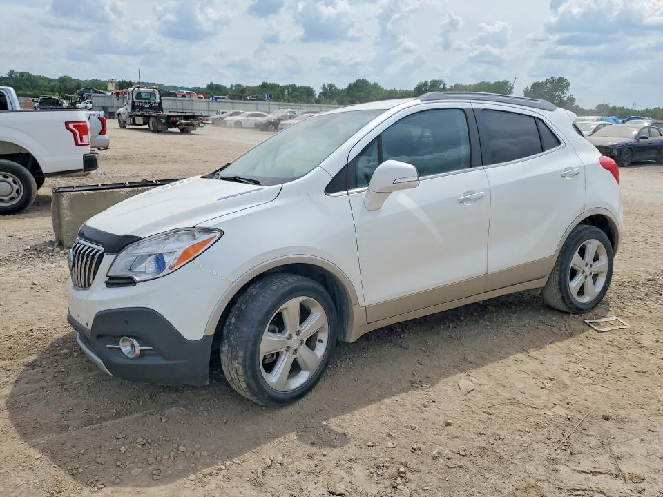 2015 Buick Encore VIN KL4CJDSB3FB100049 COPART salvage auction — FRONT END, Mo - Salvage Certificate Of Title, sold $1,500 on 2026-07-07 (photo 1)