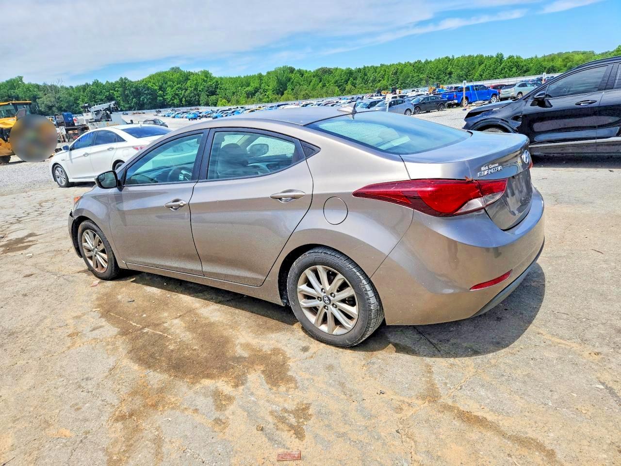 2014 Hyundai Elantra VIN 5NPDH4AE9EH530344 COPART salvage auction — Normal Wear, NY - CERTIFICATE OF TITLE, sold $725 on 2026-07-09 (photo 2)