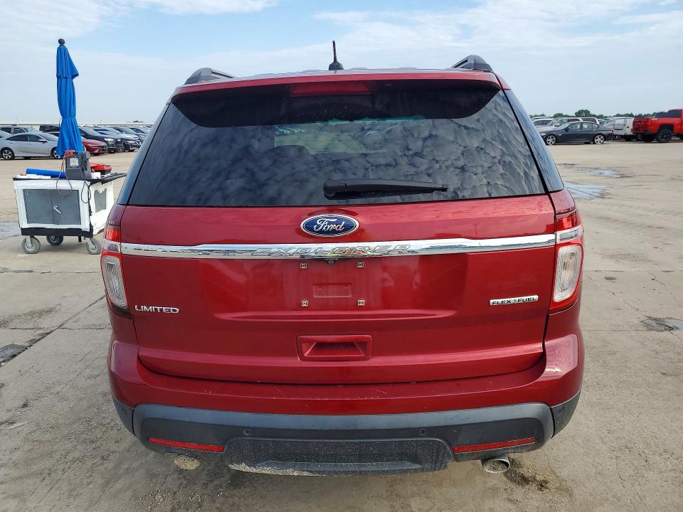 2014 Ford Explorer VIN 1FM5K7F82EGB17451 COPART salvage auction — REAR END, Tx - Salvage Vehicle Title, sold $2,450 on 2026-07-02 (photo 6)