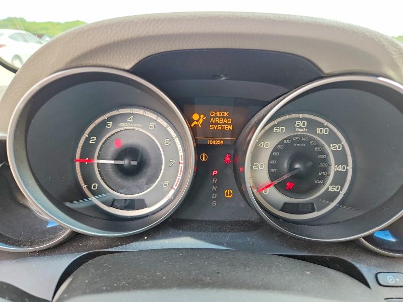 2012 Acura Mdx VIN 2HNYD2H35CH500585 COPART salvage auction — SIDE, Il - Salvage Certificate, sold $1,750 on 2026-07-10 (photo 9)