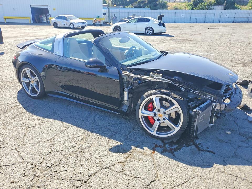 2016 Porsche 911 VIN WP0BB2A90GS136266 COPART salvage auction — FRONT END, CA - SALVAGE CERTIFICATE, sold $50,500 on 2026-07-31 (photo 4)