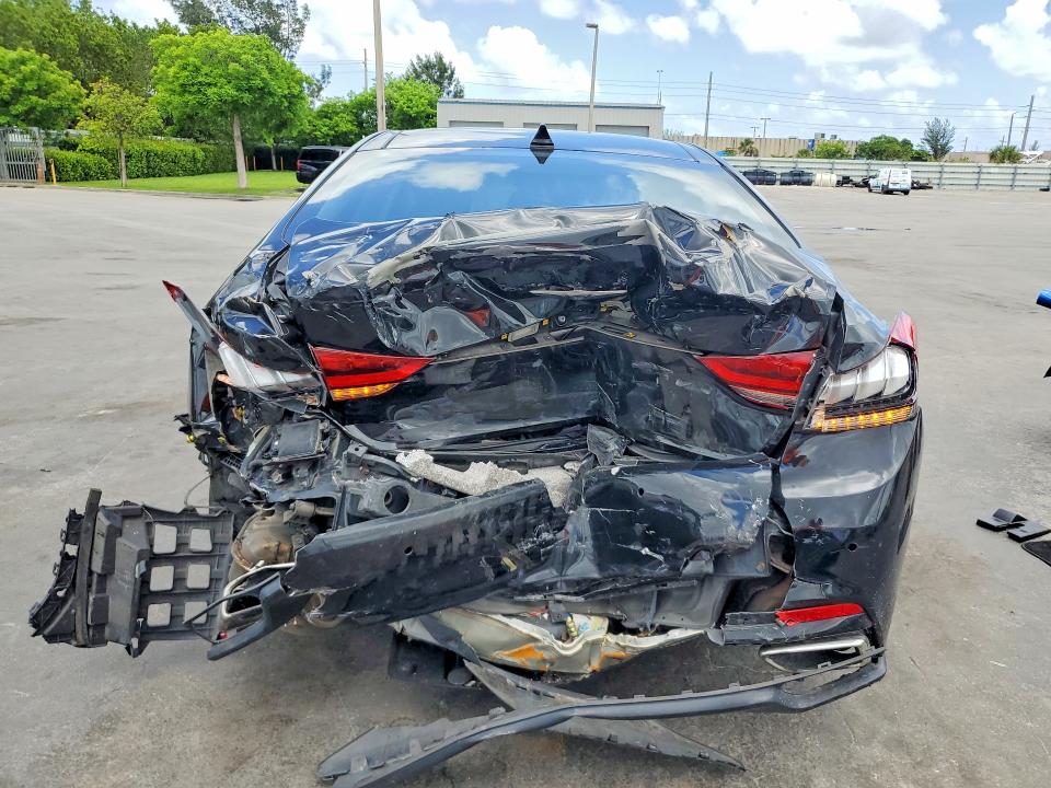 2015 Hyundai Genesis VIN KMHGN4JE7FU040283 COPART salvage auction — REAR END, Fl - Cert Of Ttl-Rebuilt&Slvg Rbld, sold $1,200 on 2026-07-13 (photo 6)