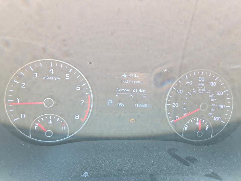 2019 Kia Optima VIN 5XXGT4L30KG348482 COPART salvage auction — SIDE, Tx - Salvage Vehicle Title, sold $1,350 on 2026-07-07 (photo 9)