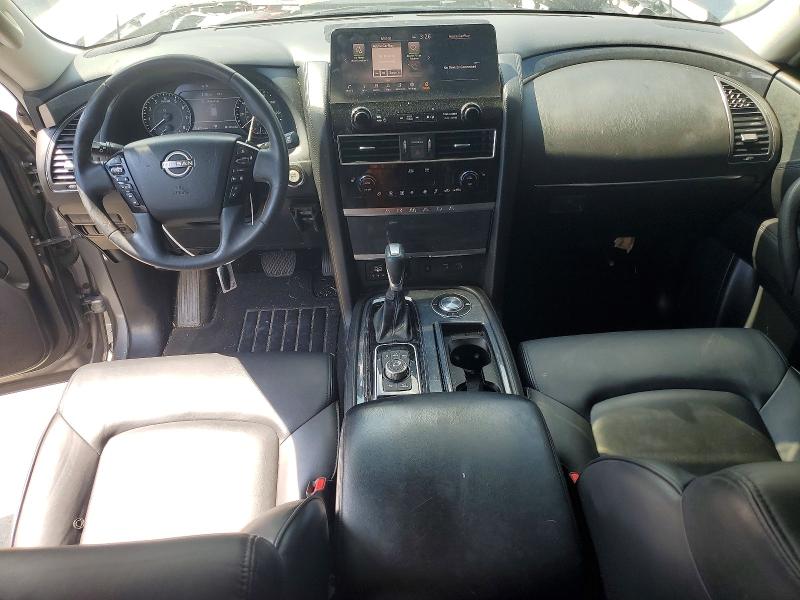2023 Nissan Armada VIN JN8AY2AC9P9181711 COPART salvage auction — FRONT END, Tx - Salvage Vehicle Title, sold $10,500 on 2026-07-20 (photo 8)