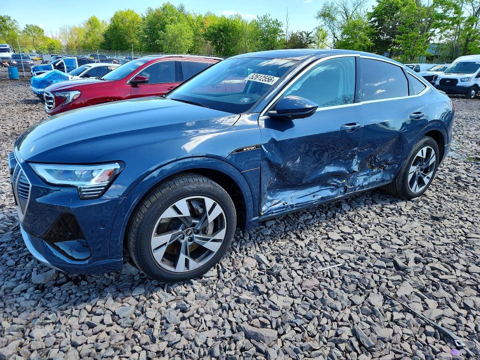 2021 Audi VIN WA12AAGE1MB022137 COPART salvage auction — SIDE, Pa - Certificate Of Salvage, sold $14,500 on 2026-07-15 (photo 1)