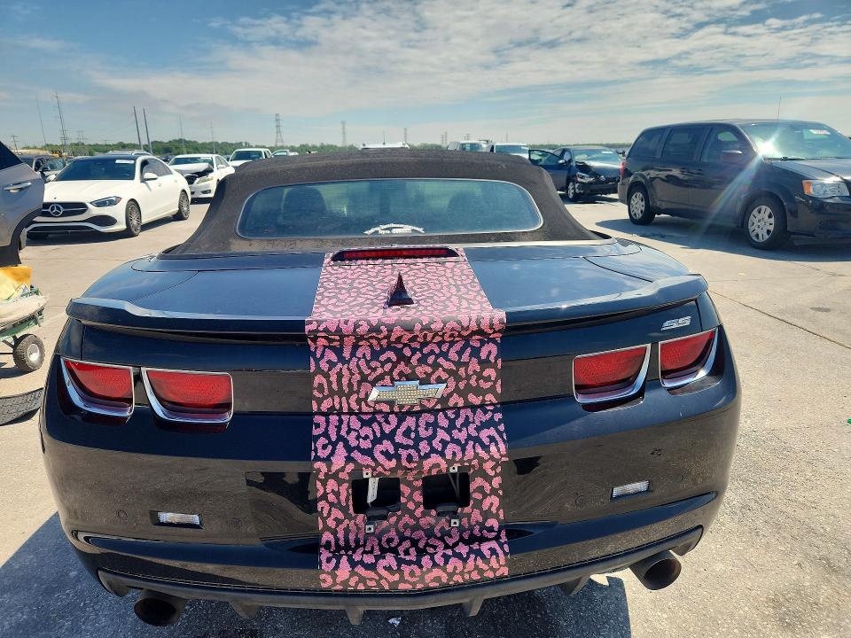 2012 Chevrolet Camaro VIN 2G1FK3DJ8C9170070 COPART salvage auction — WATER/FLOOD, LA - CERT OF TITLE-SALVAGE FLOOD, sold $3,600 on 2026-07-02 (photo 6)
