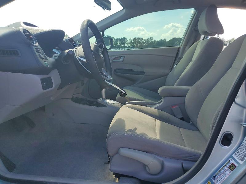 2012 Honda Insight VIN JHMZE2H54CS002149 COPART salvage auction — FRONT END, Nc - Salvage Certificate Of Title, sold $1,050 on 2026-07-14 (photo 7)