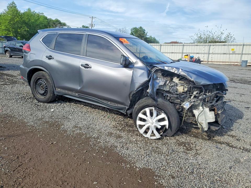 2017 Nissan Rogue VIN KNMAT2MV3HP503294 COPART salvage auction — FRONT END, Nj - Cert Of Title-Salvage, sold $1,325 on 2026-07-24 (photo 4)