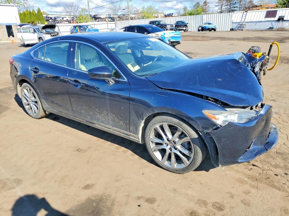 2015 Mazda 6 VIN JM1GJ1W59F1213178 COPART salvage auction — FRONT END, Ct - Cert Of Title-Salvage, sold $475 on 2026-07-24 (photo 4)