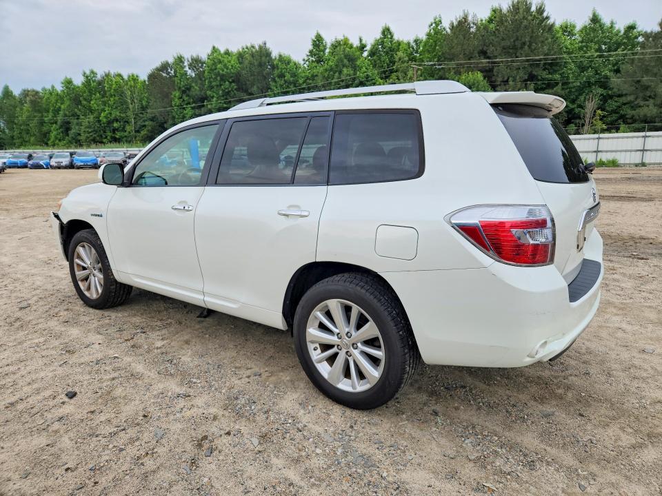 2010 Toyota Highlander hybrid VIN JTEJW3EHXA2048416 COPART salvage auction — FRONT END, Va - Certificate Of Title, sold $2,750 on 2026-07-07 (photo 2)