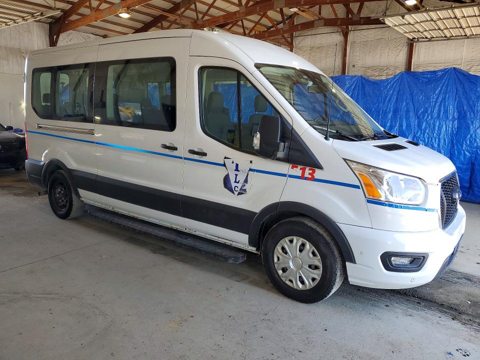 2021 Ford Transit VIN 1FBAX2C84MKA49570 COPART salvage auction — NORMAL WEAR, Ky - Certificate Of Title (P), sold $9,300 on 2026-07-08 (photo 4)