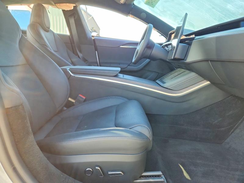 2025 Tesla Model s VIN 5YJSA1E58SF551202 COPART salvage auction — SIDE, Tx - Certificate Of Title, sold $20,300 on 2026-07-21 (photo 7)