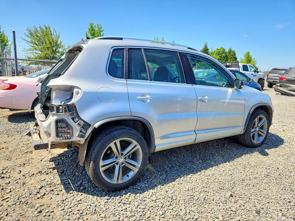 2017 Volkswagen VIN WVGUV7AX3HW509690 COPART salvage auction — REAR END, Id - Salvage Certificate Of Title, sold $200 on 2026-07-21 (photo 3)