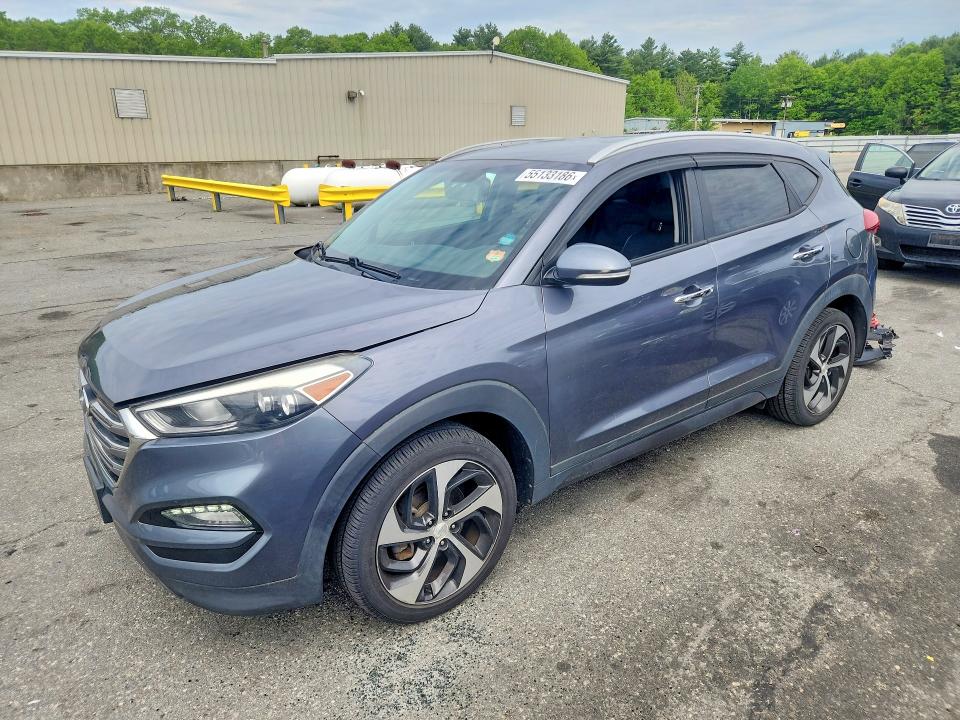 2016 Hyundai Tucson VIN KM8J3CA2XGU123364 COPART salvage auction — REAR END, Ri - Salvage Certificate Of Title, sold $475 on 2026-07-21 (photo 1)