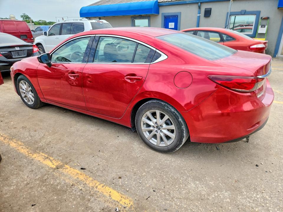 2016 Mazda 6 VIN JM1GJ1U52G1407376 COPART salvage auction — HAIL, Ks - Cert Of Title-Salvage, sold $1,950 on 2026-07-08 (photo 2)