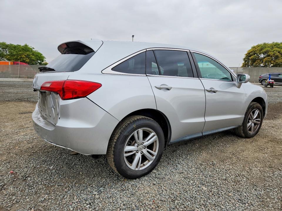 2014 Acura Rdx VIN 5J8TB3H36EL014094 COPART salvage auction — REAR END, Ca - Salvage Certificate, sold $1,750 on 2026-07-24 (photo 3)