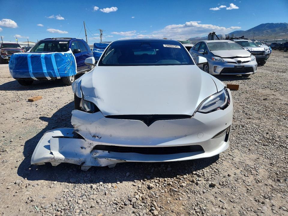 2021 Tesla Model s VIN 5YJSA1E68MF431914 COPART salvage auction — FRONT END, UT - SALVAGE CERTIFICATE, sold $16,300 on 2026-07-24 (photo 5)