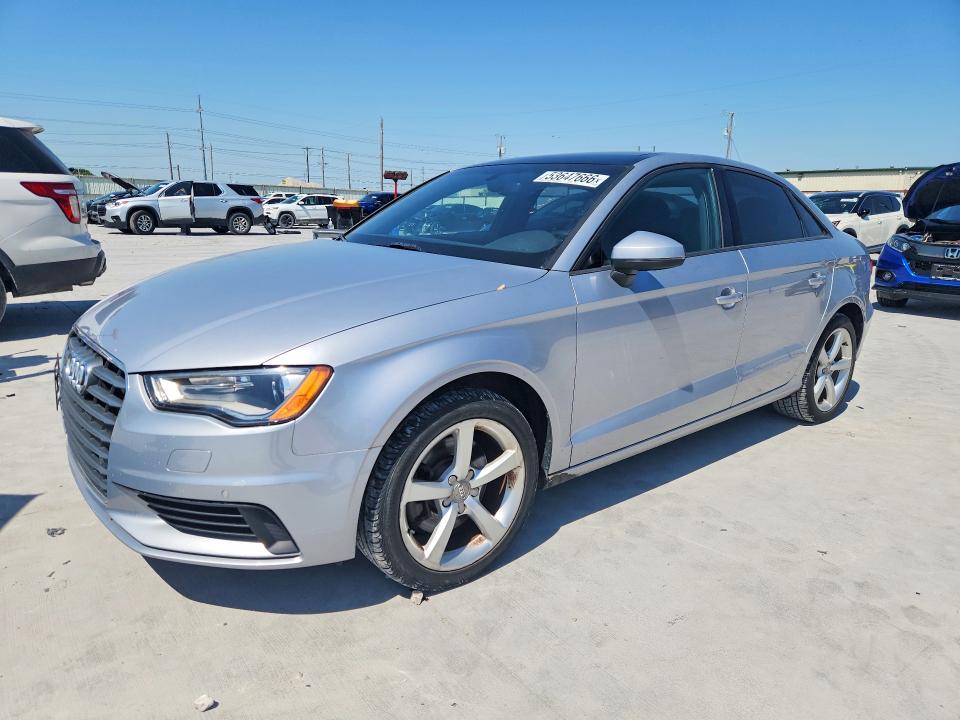 2016 Audi A3 VIN WAUB8GFF3G1105137 COPART salvage auction — HAIL, Tx - Certificate Of Title, sold $2,500 on 2026-07-24 (photo 1)