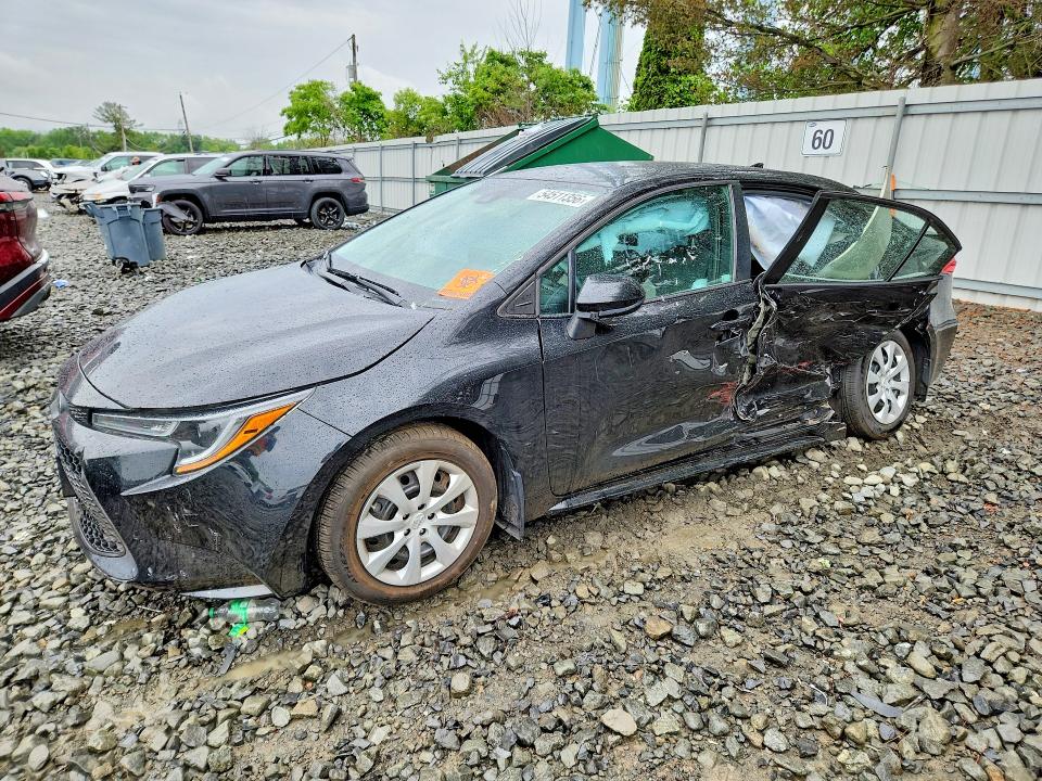 2021 Toyota Corolla VIN 5YFEPMAE8MP170699 COPART salvage auction — SIDE, Nj - Cert Of Title-Salvage, sold $2,750 on 2026-07-22 (photo 1)