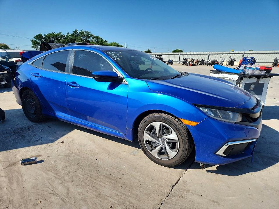 2020 Honda VIN 2HGFC2F6XLH596180 COPART salvage auction — REAR END, Tx - Salvage Vehicle Title, sold $4,050 on 2026-07-02 (photo 4)