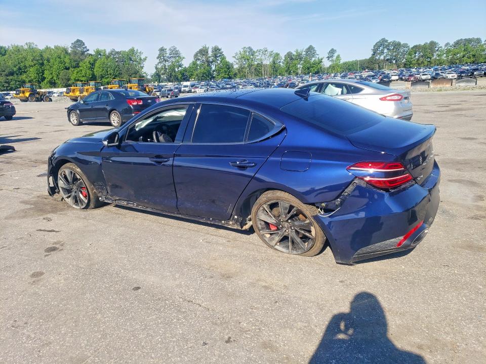 2023 Genesis VIN KMTG54TE3PU115145 COPART salvage auction — FRONT END, Nc - Salvage Certificate Of Title, sold $275 on 2026-07-28 (photo 2)