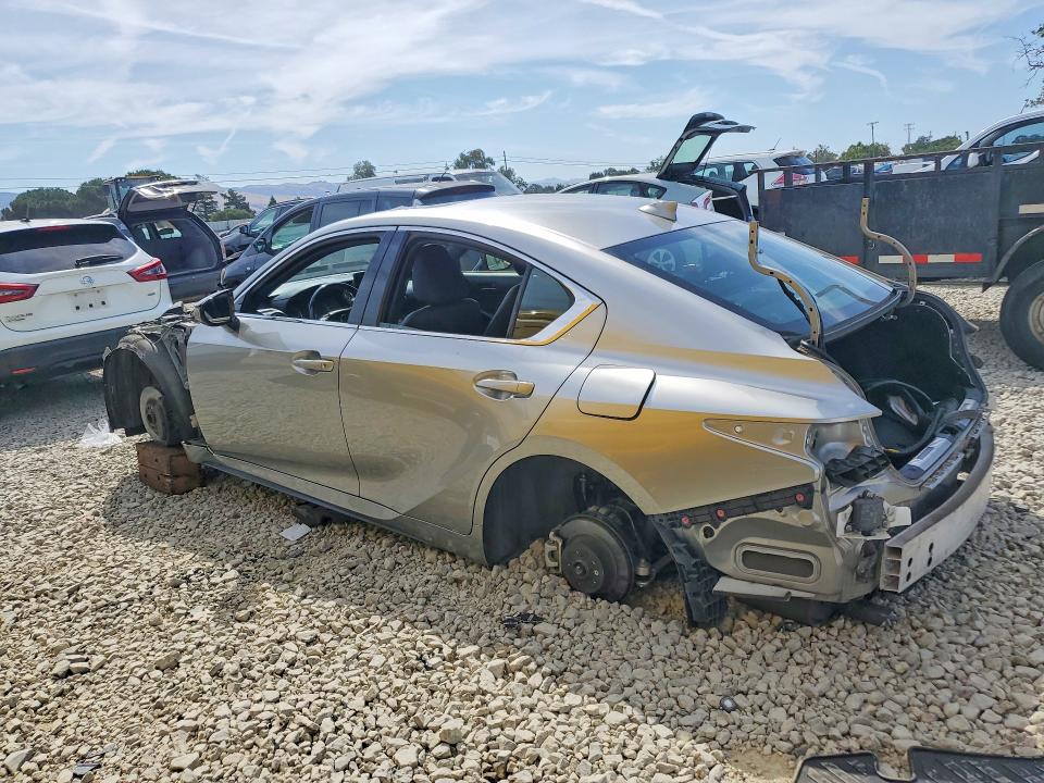 2021 Lexus Is 300 VIN JTHCA1D25M5109668 COPART salvage auction — STRIPPED, Ca - Non-Repairable Vehicle Cert, sold $6,300 on 2026-07-14 (photo 2)