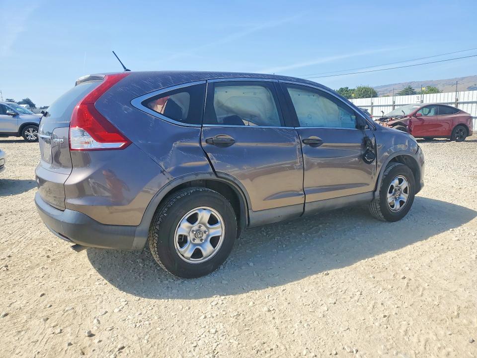 2014 Honda Cr-v VIN 2HKRM4H38EH662016 COPART salvage auction — ROLLOVER, Ca - Salvage Certificate, sold $1,350 on 2026-07-09 (photo 3)