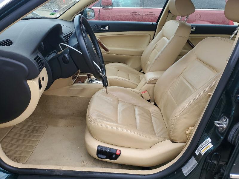 2002 Volkswagen Passat VIN WVWRH63B62P019341 COPART salvage auction — FRONT END, IL - SALVAGE CERTIFICATE, sold $325 on 2026-07-07 (photo 7)