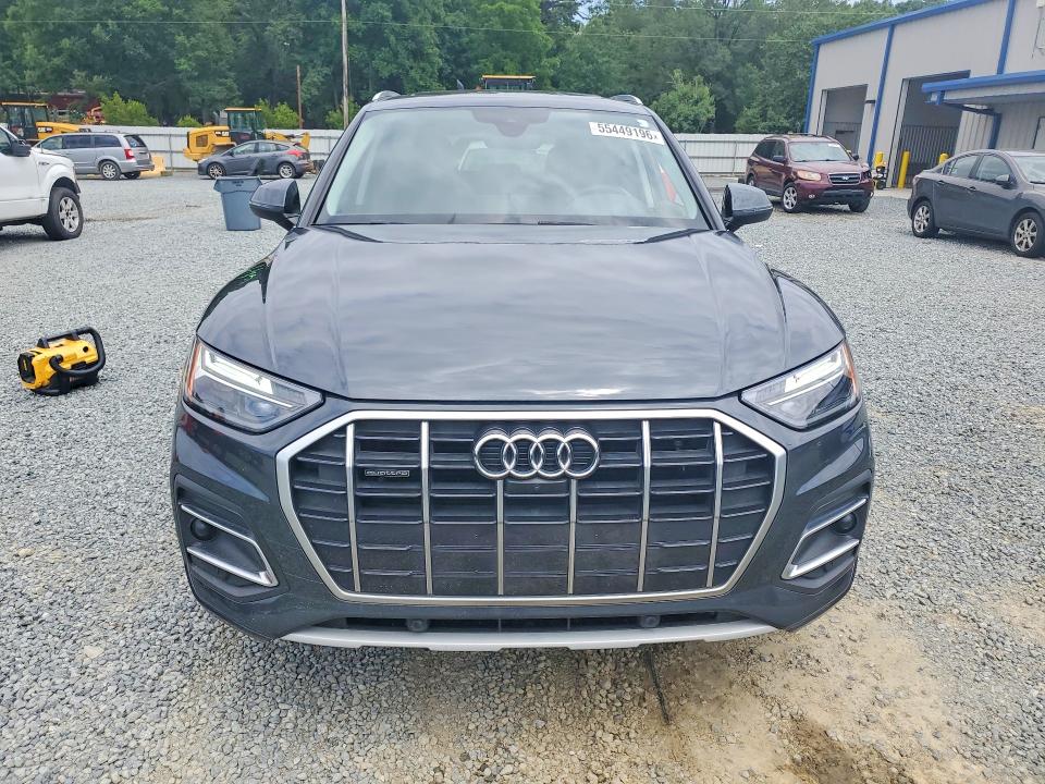 2021 Audi Q5 VIN WA1BAAFYXM2035657 COPART salvage auction — REAR END, Nc - Salvage Certificate Of Title, sold $250 on 2026-07-02 (photo 5)