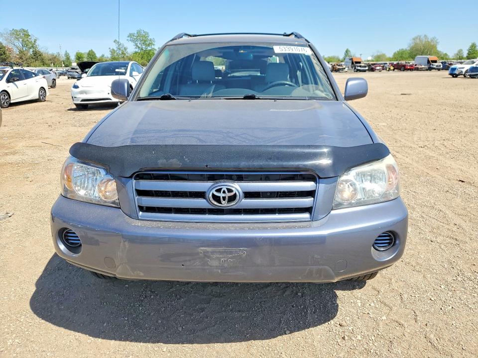 2006 Toyota Highlander VIN JTEGD21A860145037 COPART salvage auction — REAR END, Il - Salvage Certificate, sold $1,100 on 2026-07-09 (photo 5)