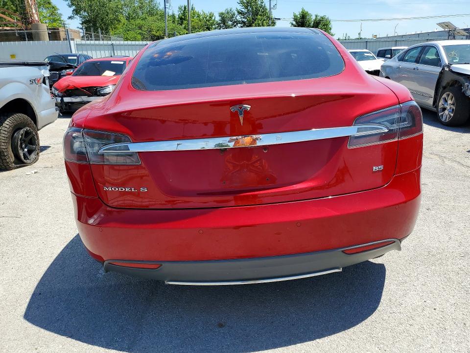 2014 Tesla Model s VIN 5YJSA1H11EFP33188 COPART salvage auction — FRONT END, In - Cert Of Title-Salvage Title, sold $1,750 on 2026-07-20 (photo 6)