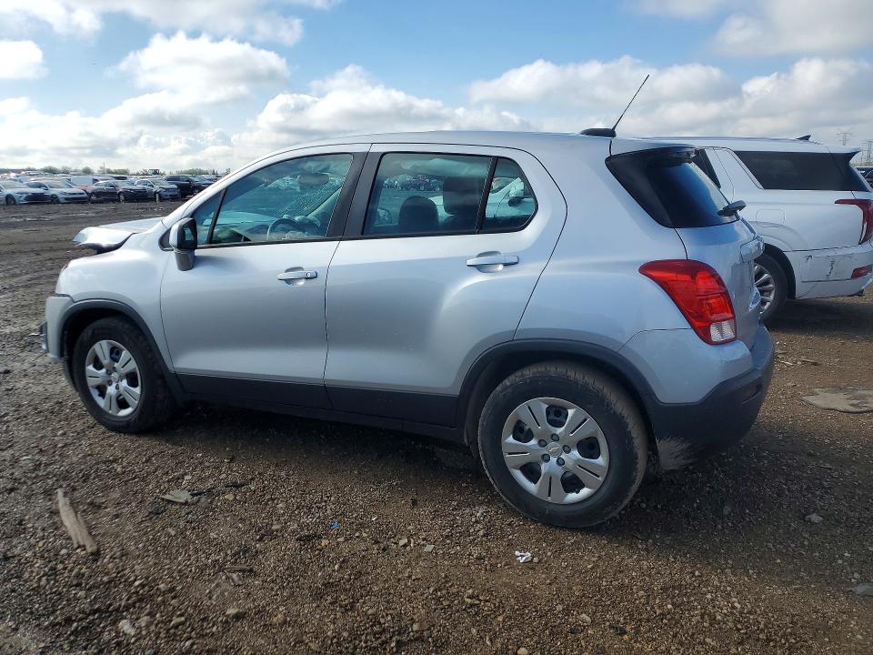 2016 Chevrolet Trax VIN KL7CJKSB9GB635735 COPART salvage auction — FRONT END, Il - Salvage Certificate, sold $475 on 2026-07-21 (photo 2)