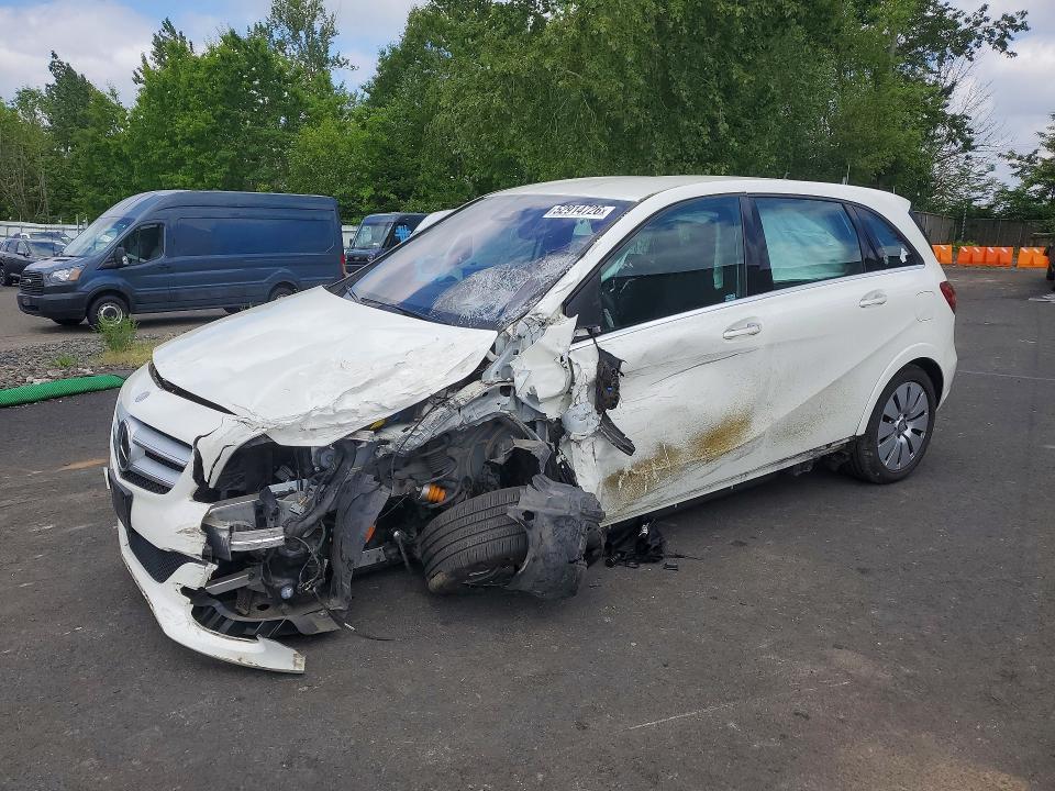 2016 Mercedes-benz B-klasse VIN WDDVP9ABXGJ010650 COPART salvage auction — FRONT END, Or - Salvage Title Certificate, sold $1,150 on 2026-07-27 (photo 1)