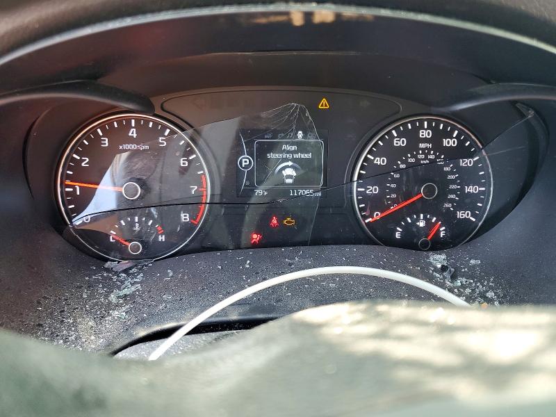 2016 Kia Optima VIN 5XXGU4L32GG087098 COPART salvage auction — ROOF, In - Certificate Of Title, sold $1,500 on 2026-07-17 (photo 9)