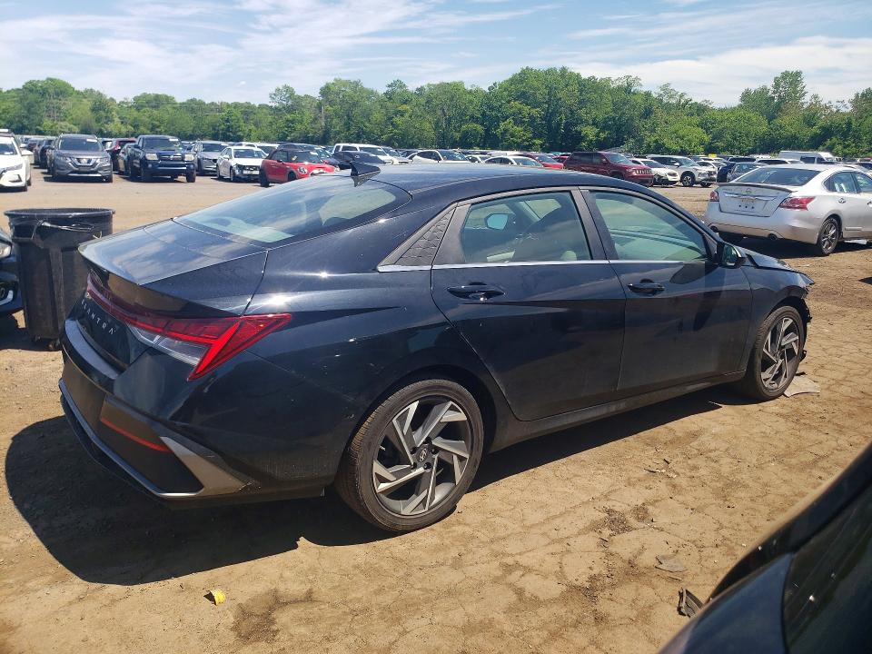 2025 Hyundai Elantra VIN KMHLS4DG9SU939242 COPART salvage auction — FRONT END, Ct - Cert Of Title-Salvage, sold $6,000 on 2026-07-17 (photo 3)