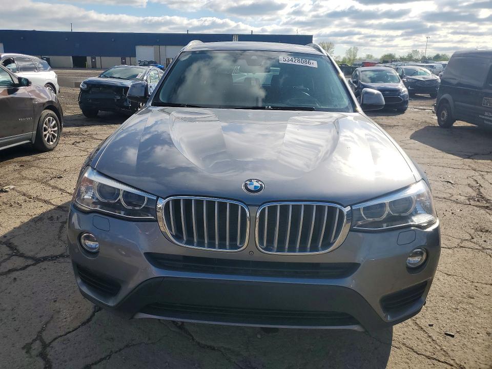 2017 BMW X3 VIN 5UXWX9C57H0T13381 COPART salvage auction — REAR END, Oh - Cert Of Title-Salvage, sold $4,100 on 2026-07-03 (photo 5)