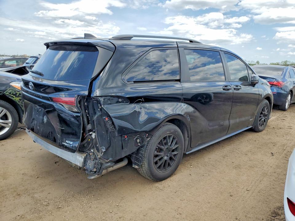 2021 Toyota Sienna VIN 5TDDRKECXMS012195 COPART salvage auction — REAR END, Il - Salvage Certificate, sold $15,500 on 2026-07-02 (photo 3)
