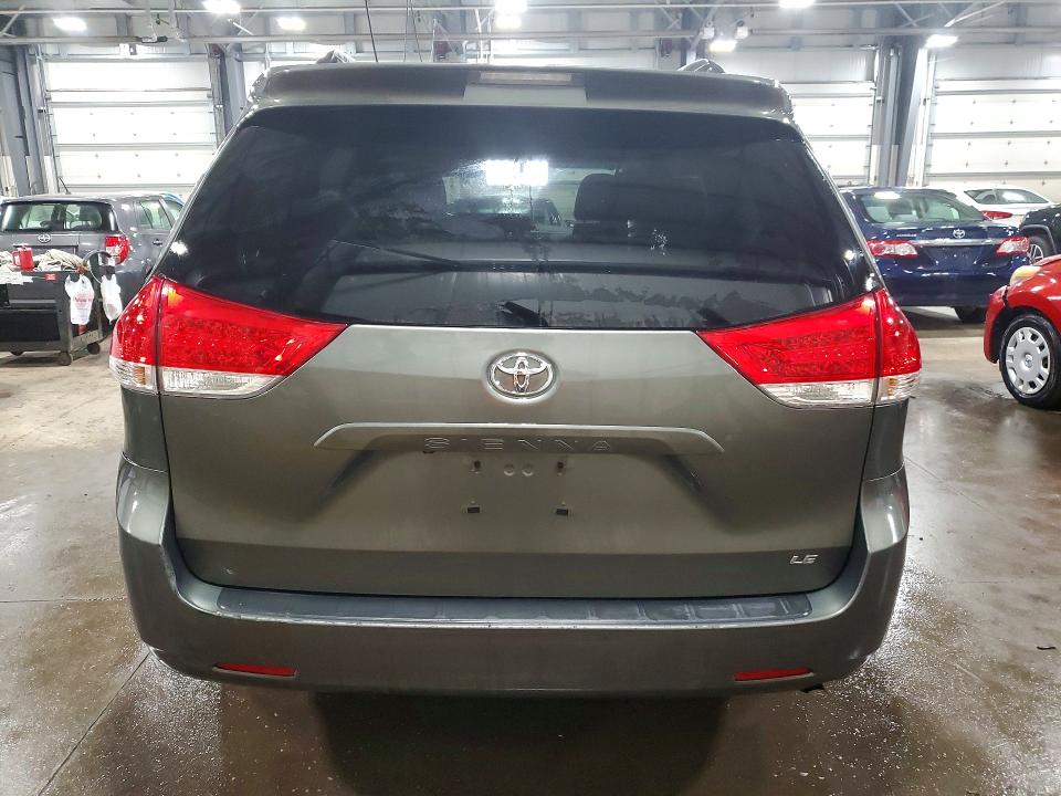 2011 Toyota Sienna VIN 5TDKK3DC1BS025241 COPART salvage auction — FRONT END, Mn - Cert Of Title-Prior Salvage, sold $875 on 2026-07-09 (photo 6)