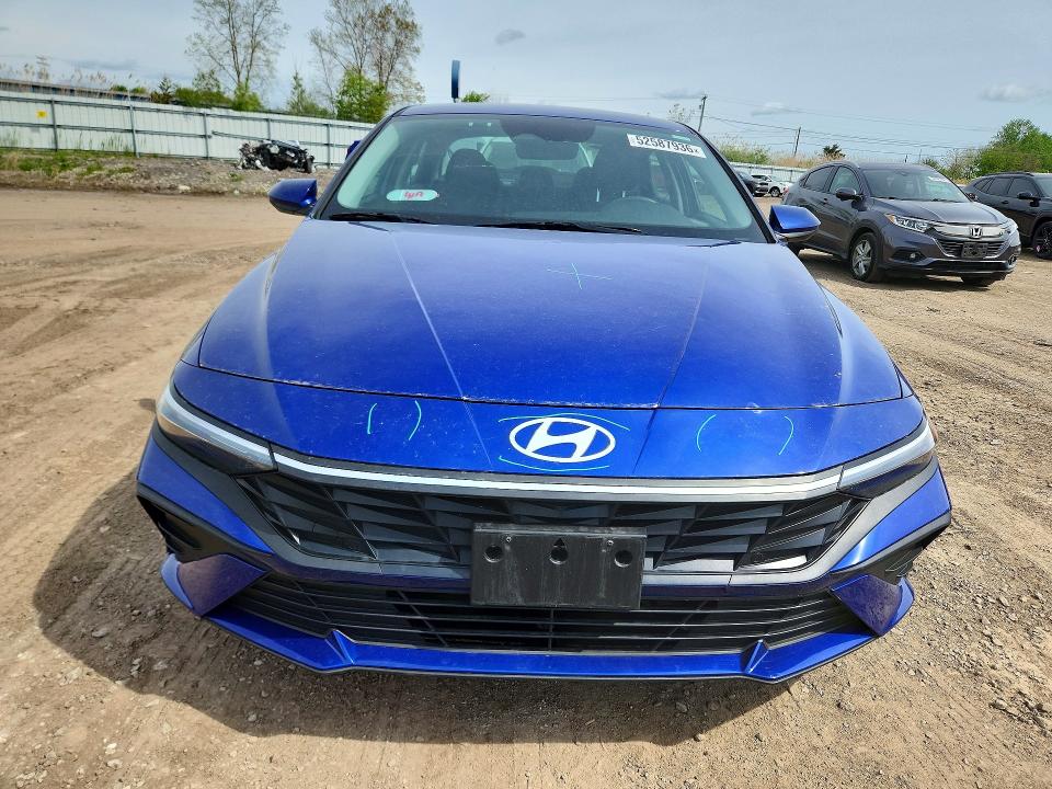 2025 Hyundai Elantra VIN KMHLL4DG5SU030072 COPART salvage auction — HAIL, OH - CERT OF TITLE-SALVAGE, sold $1,150 on 2026-07-27 (photo 5)