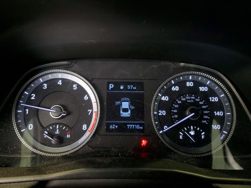 2020 Hyundai Sonata VIN 5NPEG4JA6LH056290 COPART salvage auction — SIDE, OH - CERT OF TITLE-SALVAGE, sold $2,400 on 2026-07-21 (photo 9)