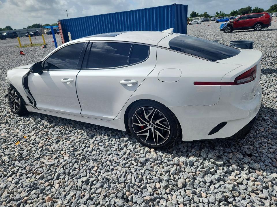 2023 Kia Stinger VIN KNAE35LD8P6131514 COPART salvage auction — FRONT END, Fl - Cert Of Title Slvg Rebuildable, sold $8,000 on 2026-07-25 (photo 2)