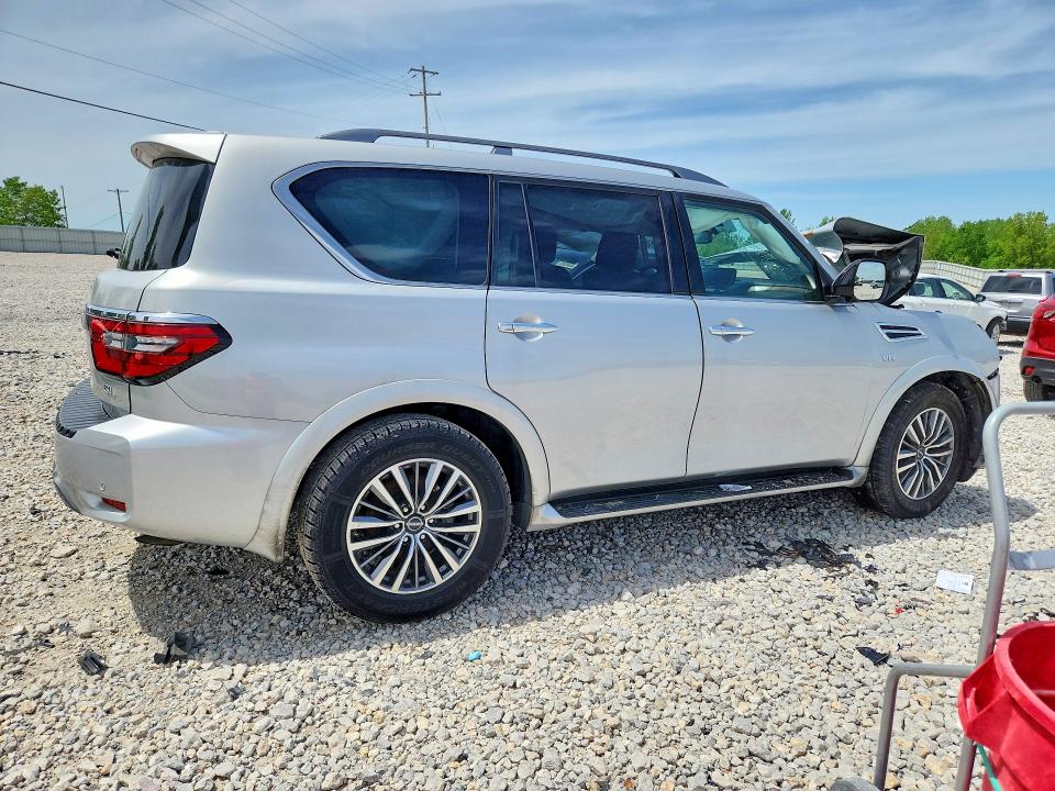 2022 Nissan Armada VIN JN8AY2BB5N9814255 COPART salvage auction — FRONT END, Mi - Scrap Certificate Of Title, sold $10,500 on 2026-07-04 (photo 3)