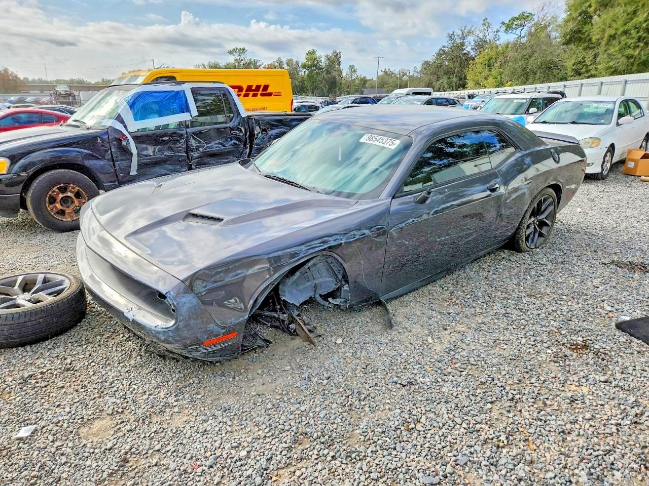 2023 Dodge Challenger VIN 2C3CDZAGXPH637828 COPART salvage auction — Front End, FL - CERTIFICATE OF TITLE, sold $6,500 on 2026-07-09 (photo 1)