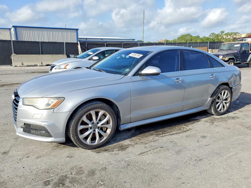 2018 Audi A6 VIN WAUC8AFC2JN023696 COPART salvage auction — REAR END, Fl - Certificate Of Title, sold $4,150 on 2026-07-30 (photo 1)