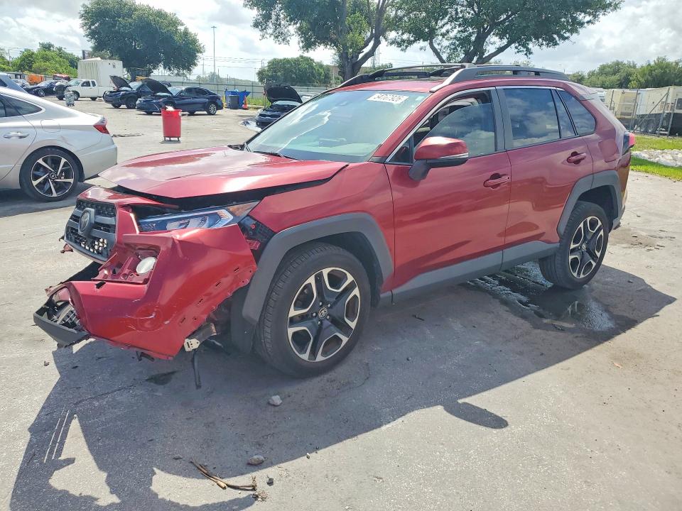 2021 Toyota Rav 4 VIN 2T3J1RFV4MW247614 COPART salvage auction — FRONT END, FL - CERTIFICATE OF DESTRUCTION, sold $6,000 on 2026-07-02 (photo 1)