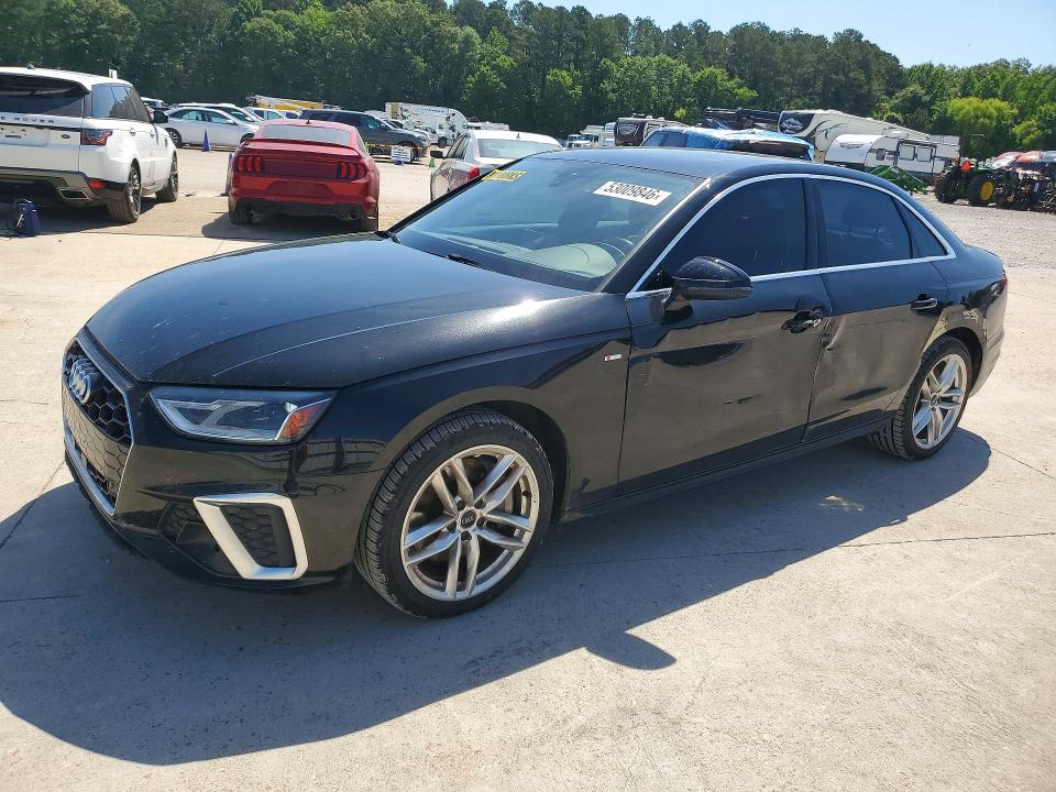 2021 Audi VIN WAUDAAF46MA018644 COPART salvage auction — REAR END, Ms - Cert Of Title-Salvaged, sold $8,600 on 2026-07-03 (photo 1)