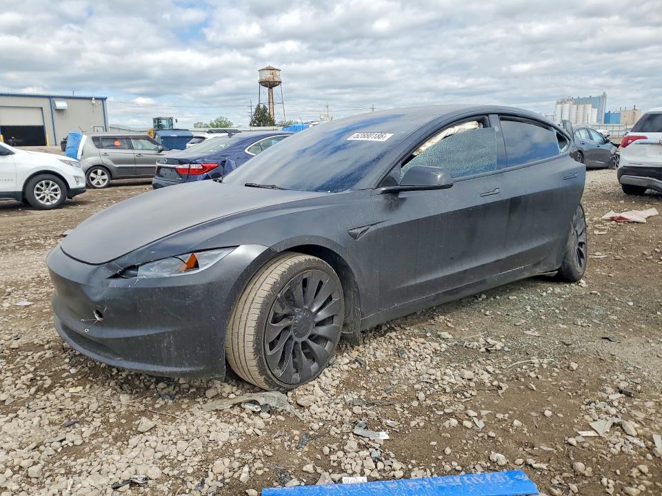 2024 Tesla Model 3 VIN 5YJ3E1EAXRF830540 — COPART salvage auction photo