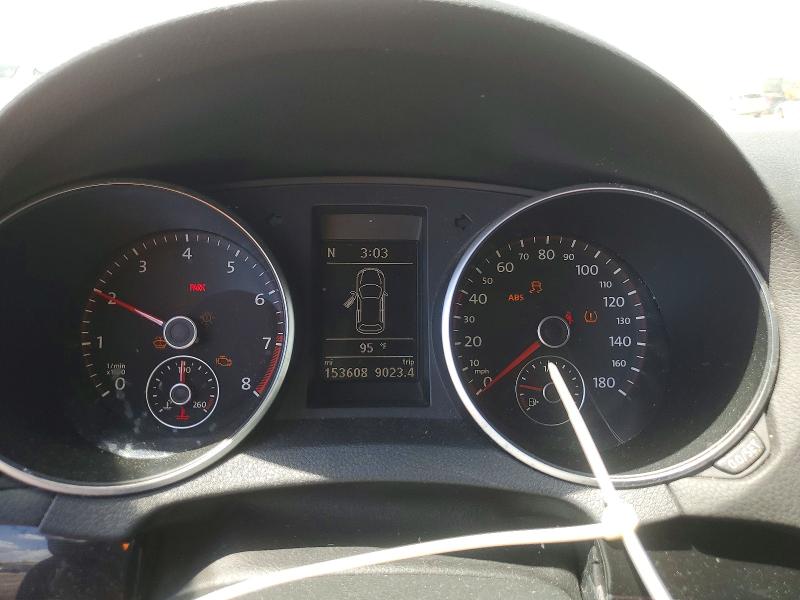 2013 Volkswagen Gti VIN WVWGV7AJ1DW122305 COPART salvage auction — MINOR DENT/SCRATCHES, Mt - Certificate Of Title, sold $2,700 on 2026-07-09 (photo 9)